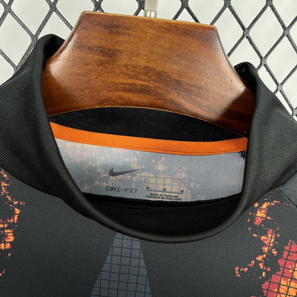 Netherlands 2026 Hollywood Goalkeeper Long Sleeve Jersey - Men Black