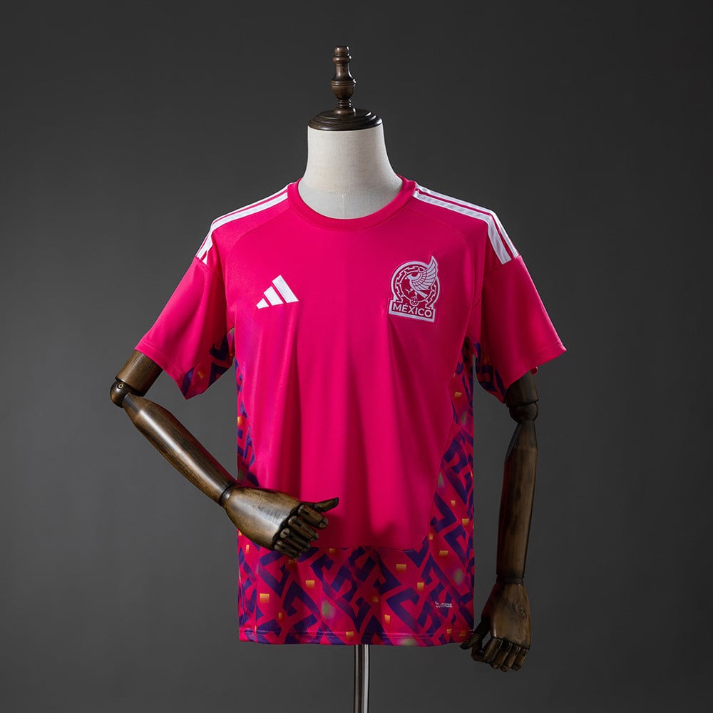 Mexico National Team World Cup 2026 Goalkeeper Jersey - Men Soccer Pink