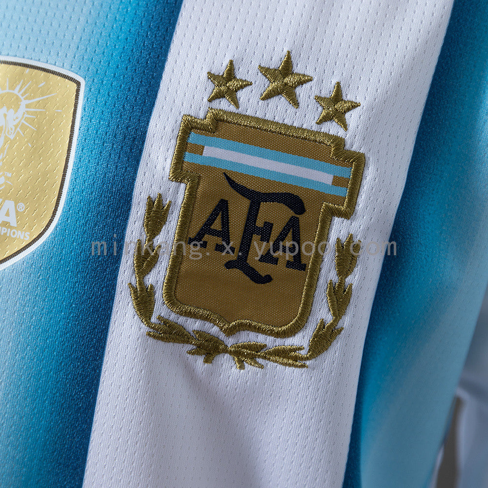 Argentina National Team 2026 World Cup Home Youth Kit - Children Soccer Set