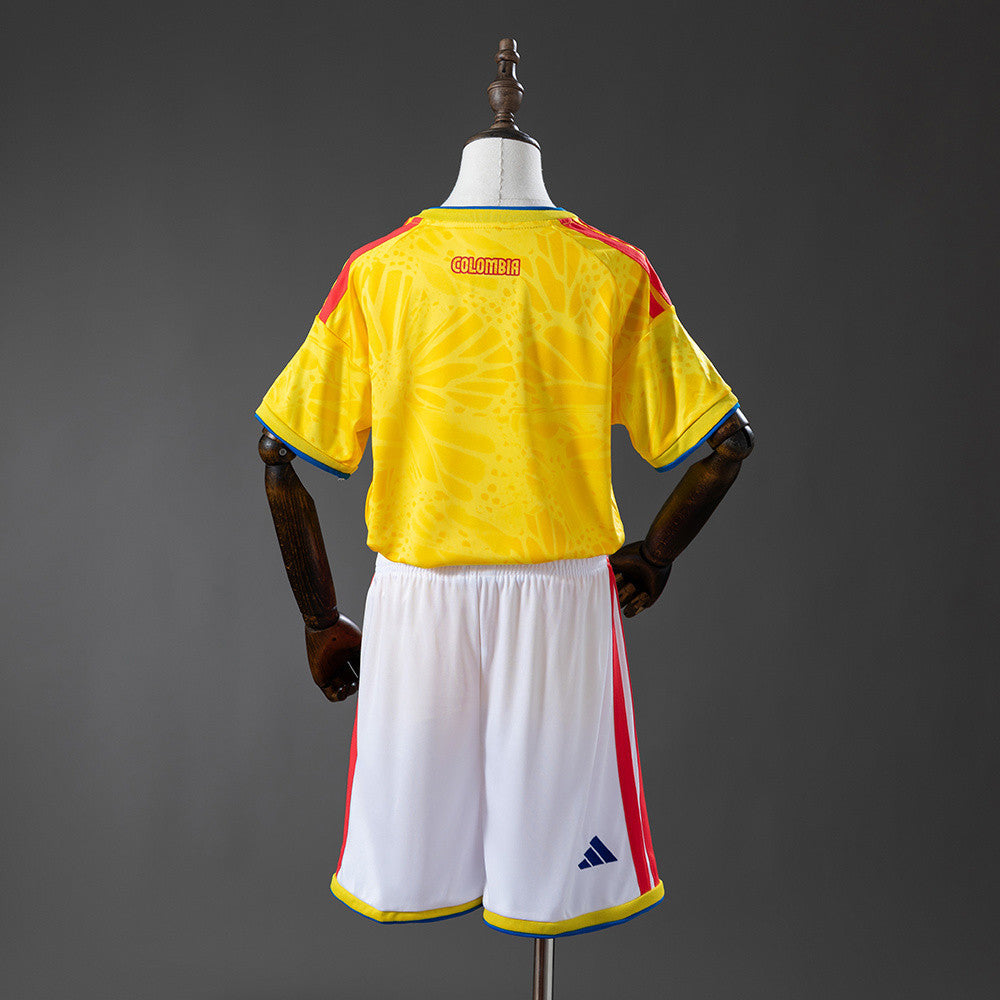 Colombia National Team 2026 World Cup Home Youth Kit - Children Soccer Set