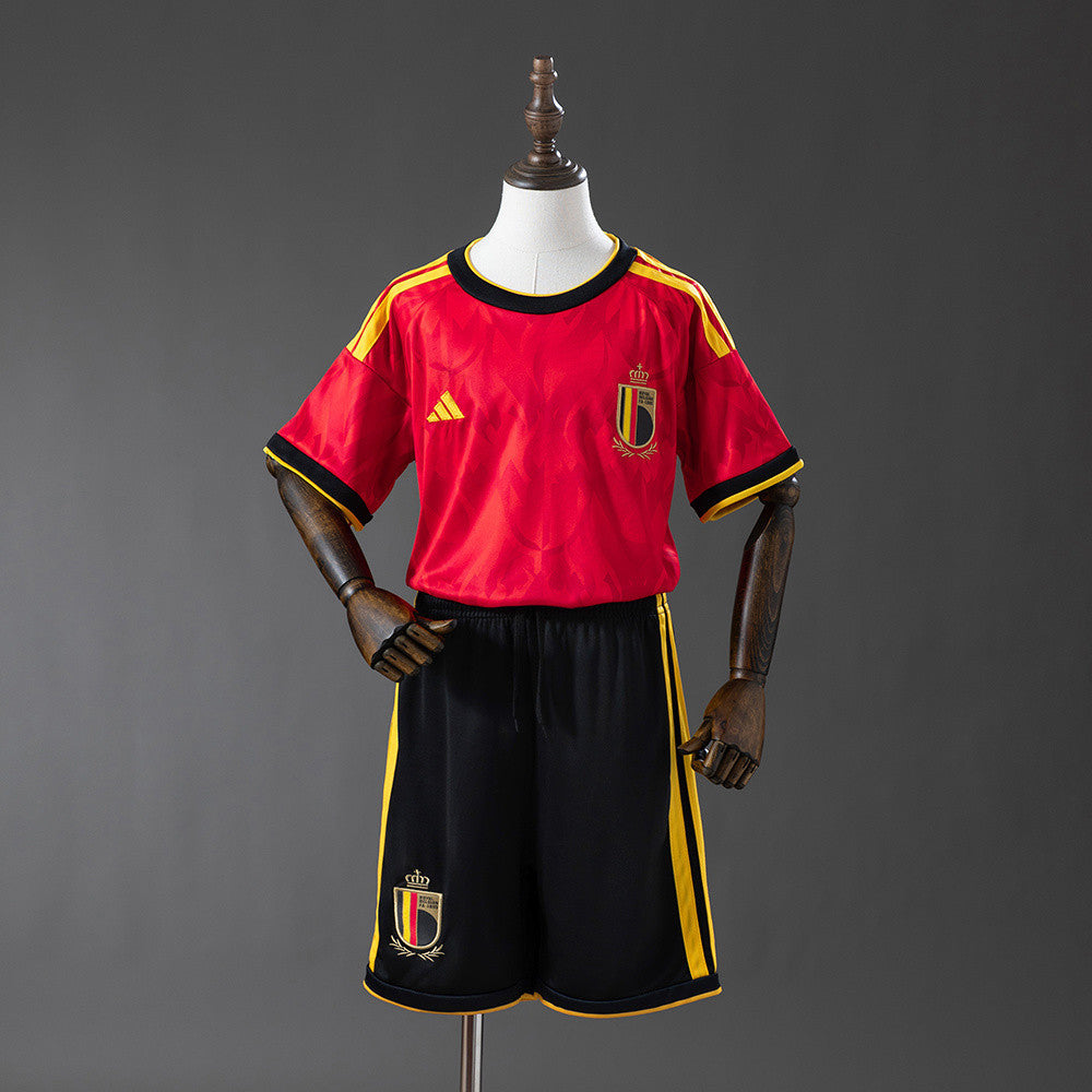 Belgium National Team 2026 World Cup Home Youth Kit - Children Soccer Set