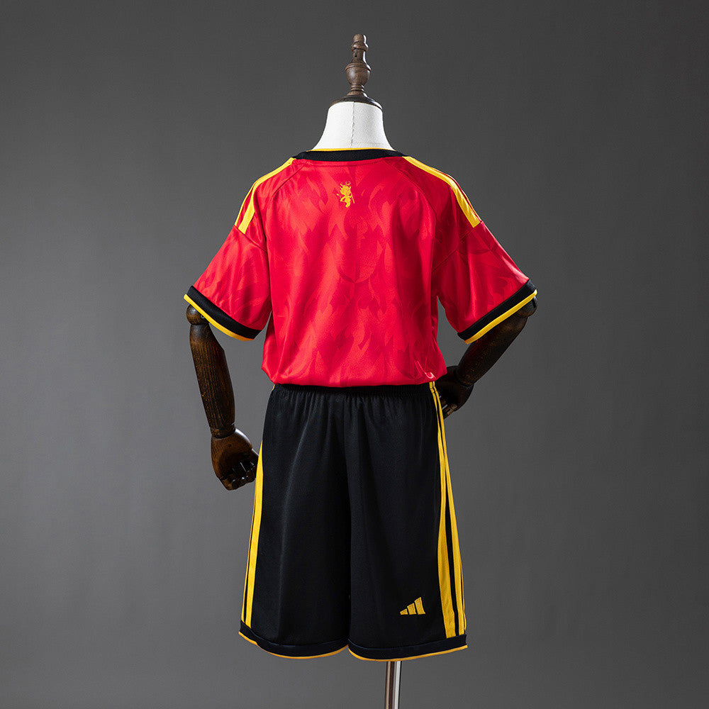 Belgium National Team 2026 World Cup Home Youth Kit - Children Soccer Set