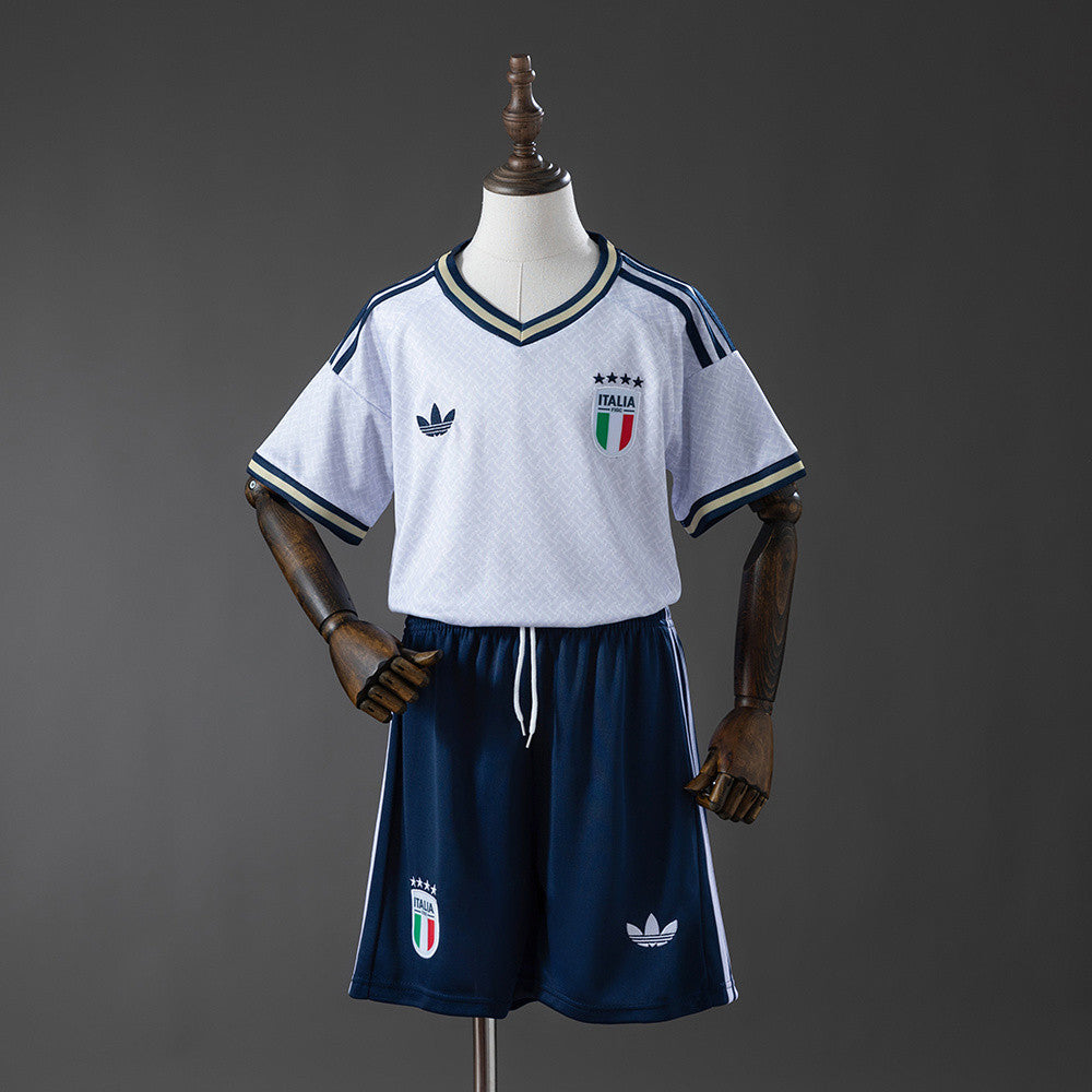 Italy National Team 2026 World Cup Away Youth Kit - Children Soccer Set