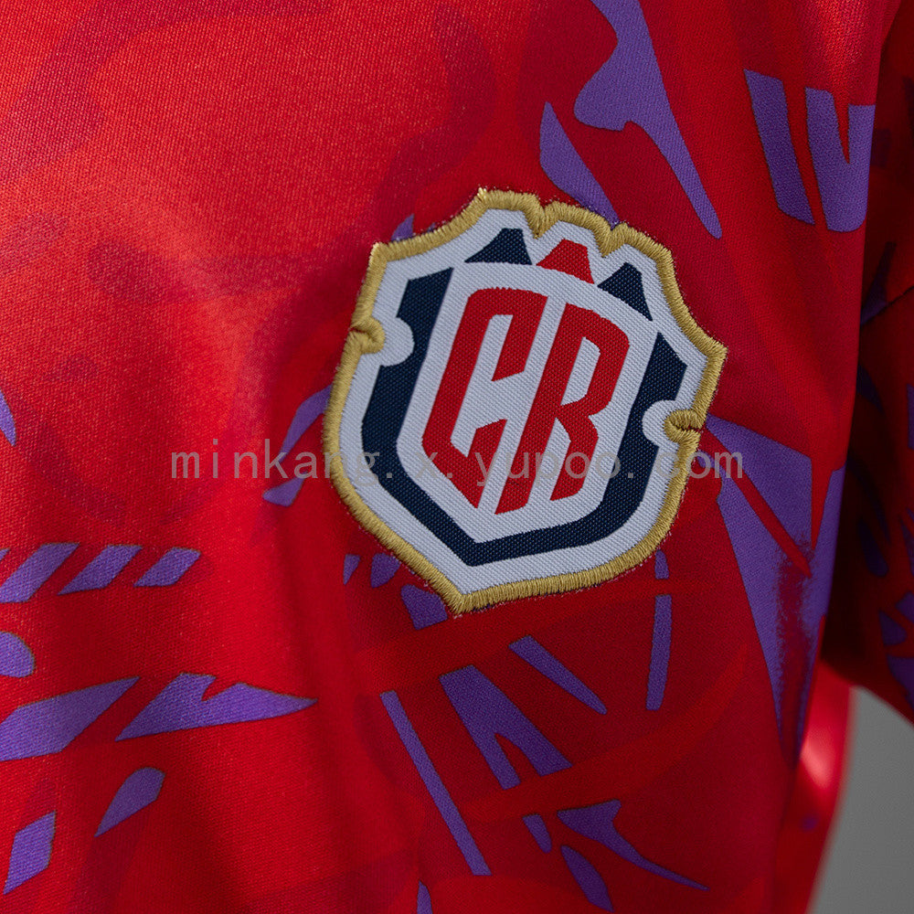 Costa Rica National Team 2026 Home Youth Kit - Children Soccer Set