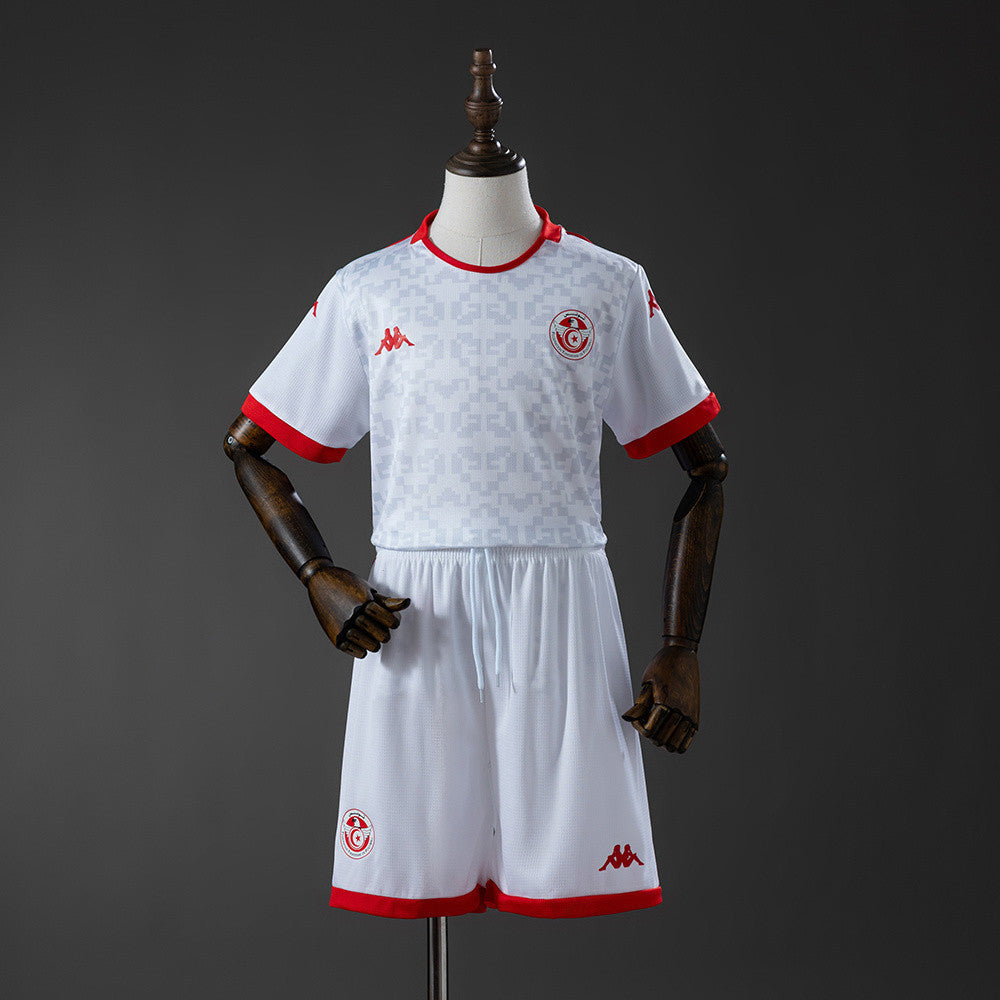 Tunisia National Team 2026 Away Youth Kit - Children Soccer Set