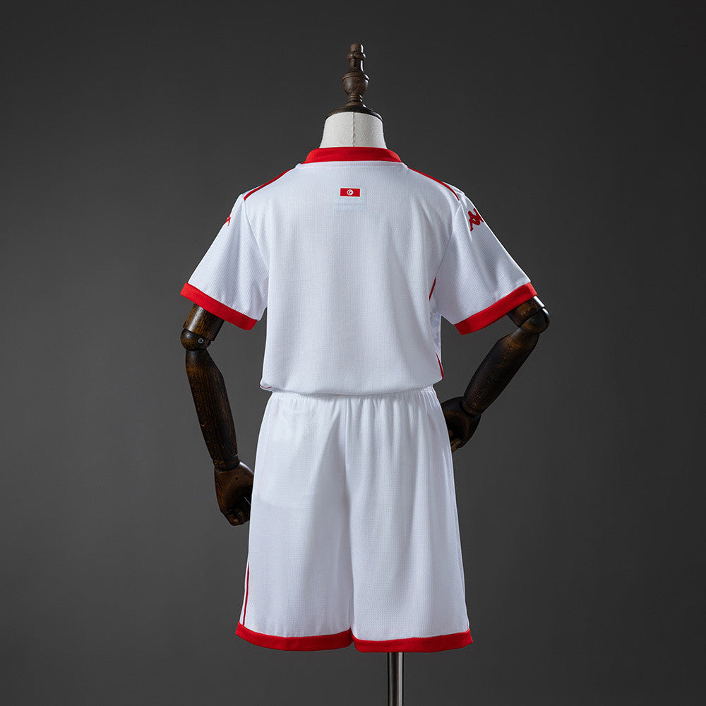 Tunisia National Team 2026 Away Youth Kit - Children Soccer Set