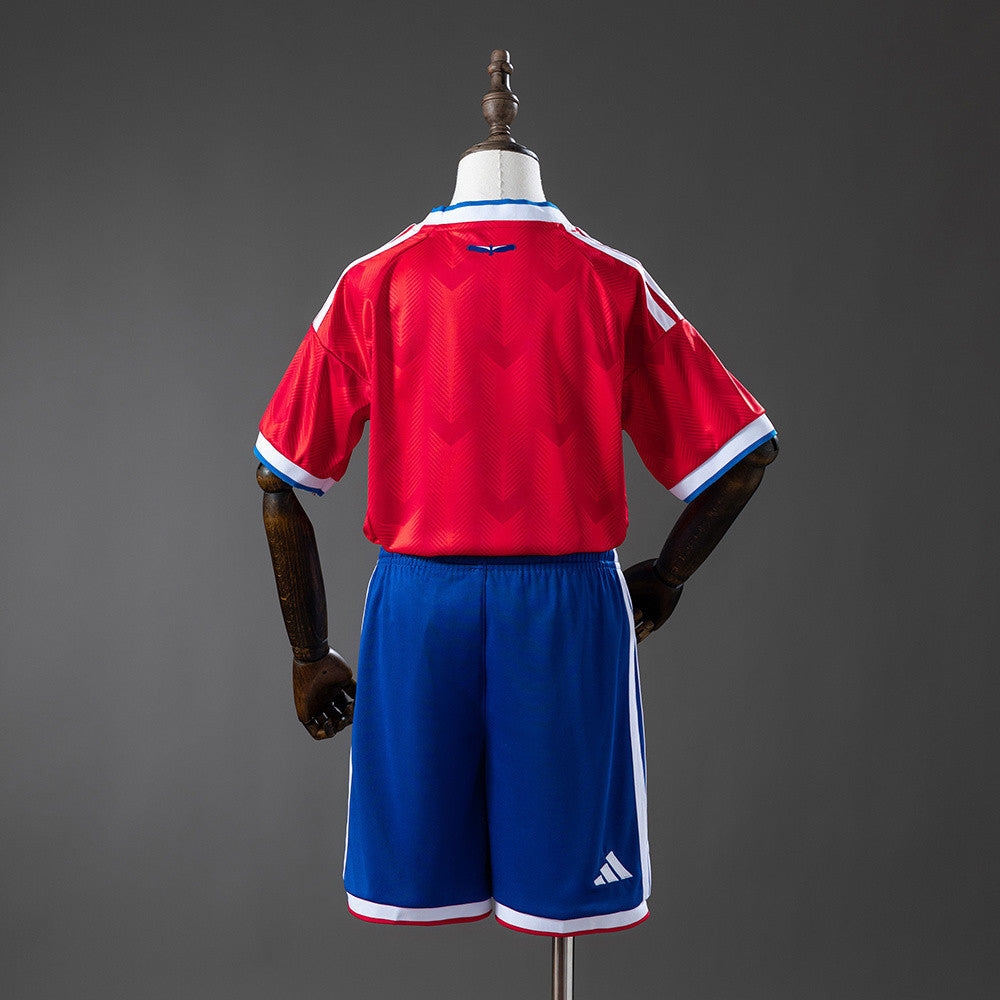 Chile National Team 2026 Home Youth Kit - Children Soccer Set