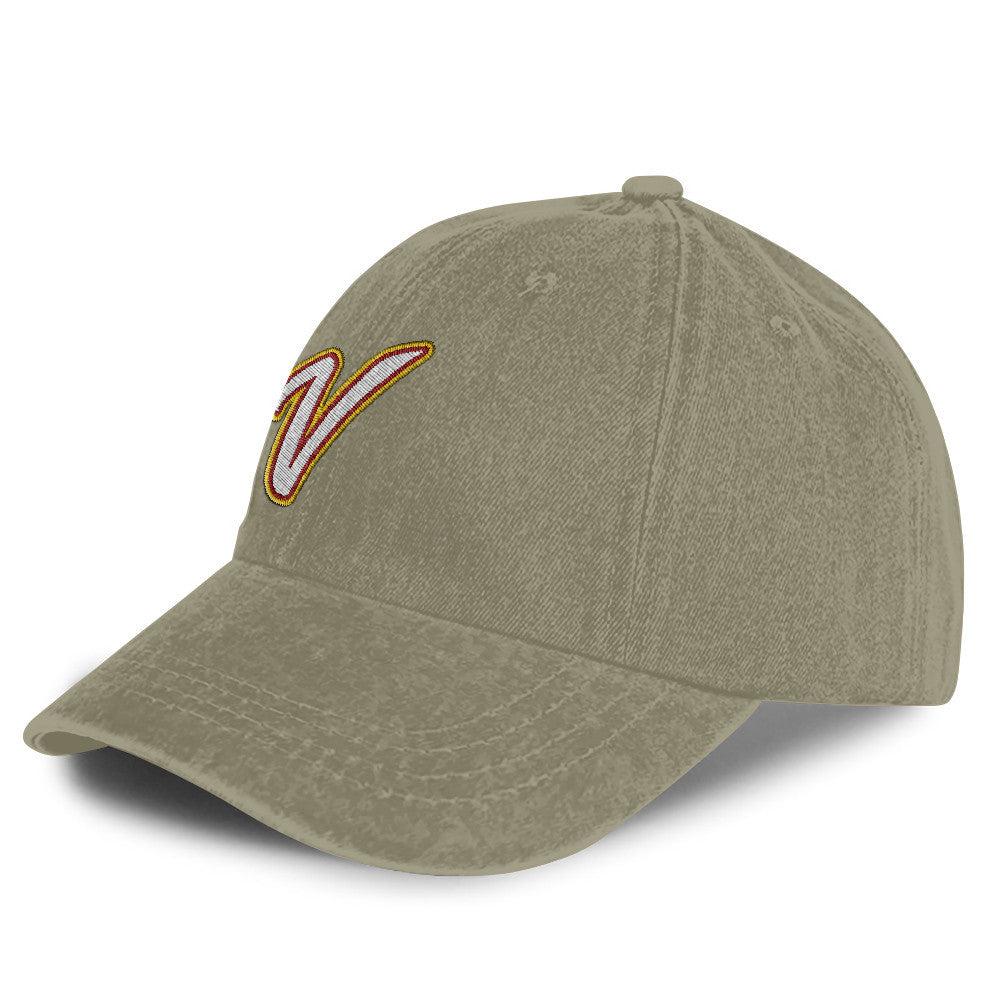 Venezuela 2026 World Baseball Classic Printed Graphic Team Logo Baseball Cap - Beige