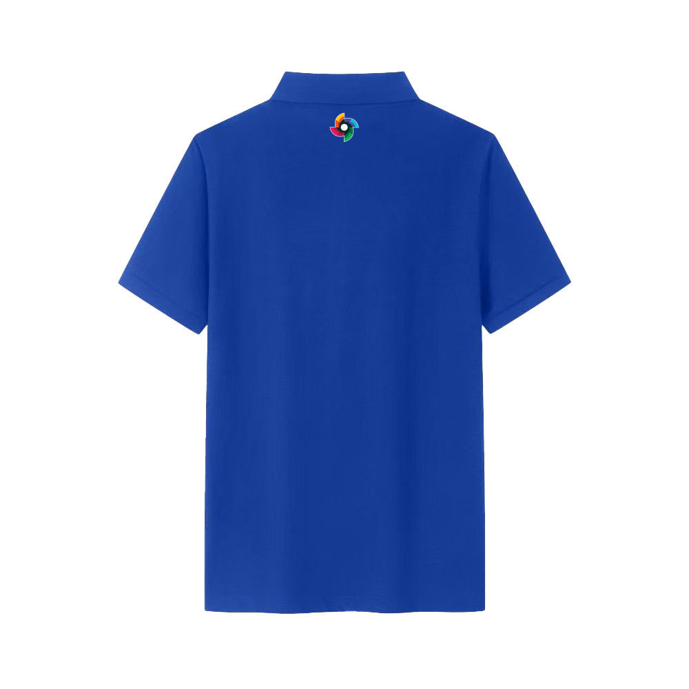 Venezuela World Baseball Classic 2026 Team Logo Printed Polo Shirt - Blue