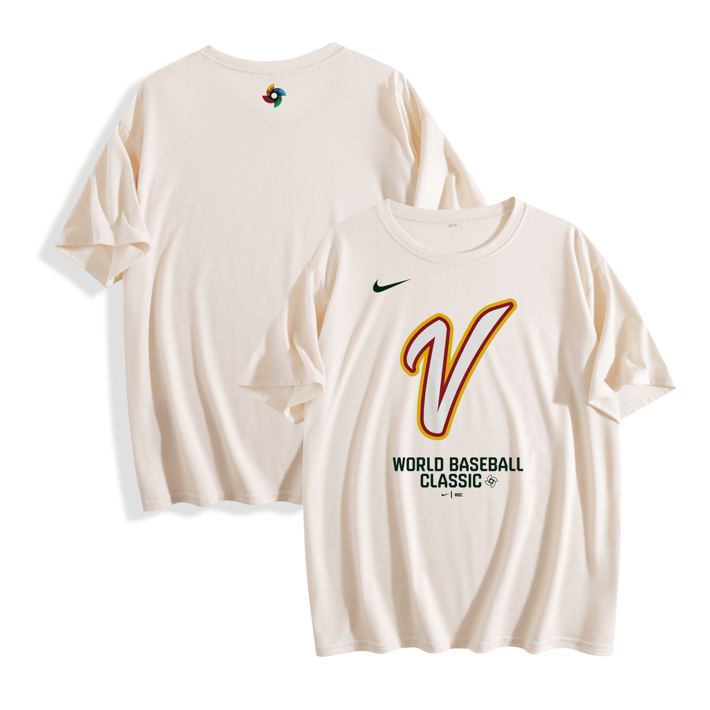 Venezuela 2026 World Baseball Classic Women's T-Shirt – Stretch Softstyle Fit, Off-White