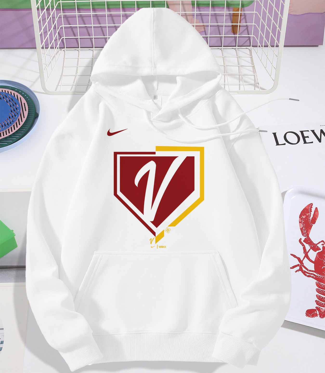 Venezuela 2026 World Baseball Classic Fleece Hoodie - White
