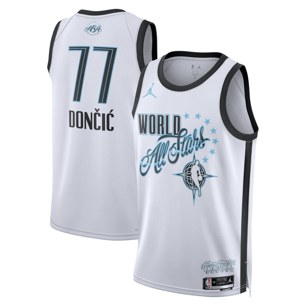Luka Dončić 77 Unisex 2026 NBA All-Star Game Swingman Jersey - White