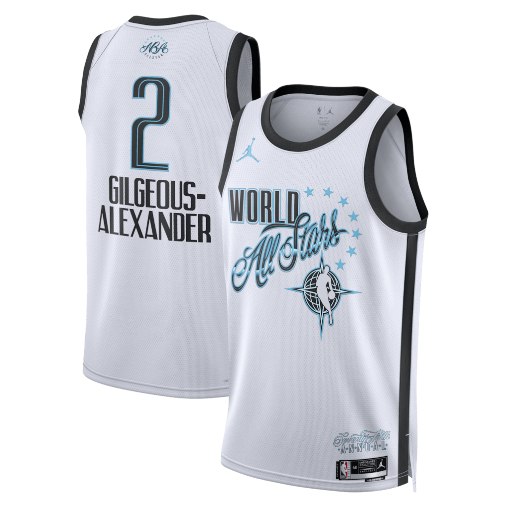 Shai Gilgeous-Alexander 2 Unisex 2026 NBA All-Star Game Swingman Jersey - White