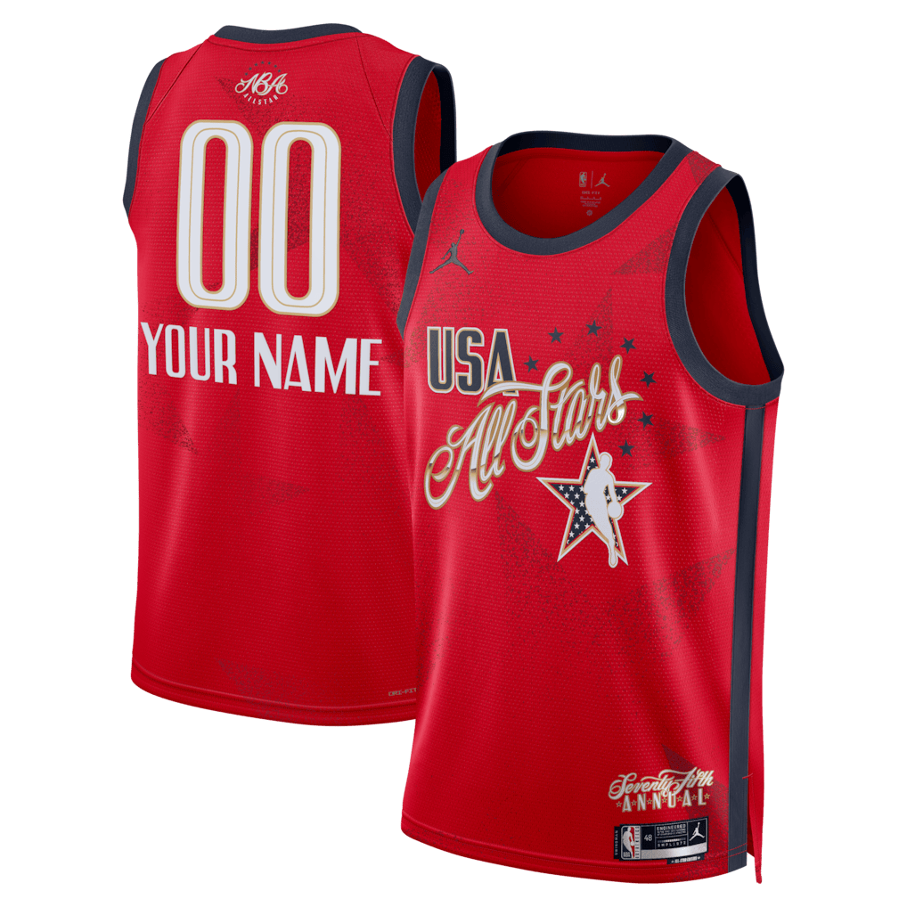 2026 NBA All-Star Game Swingman Custom Unisex Jersey - Red