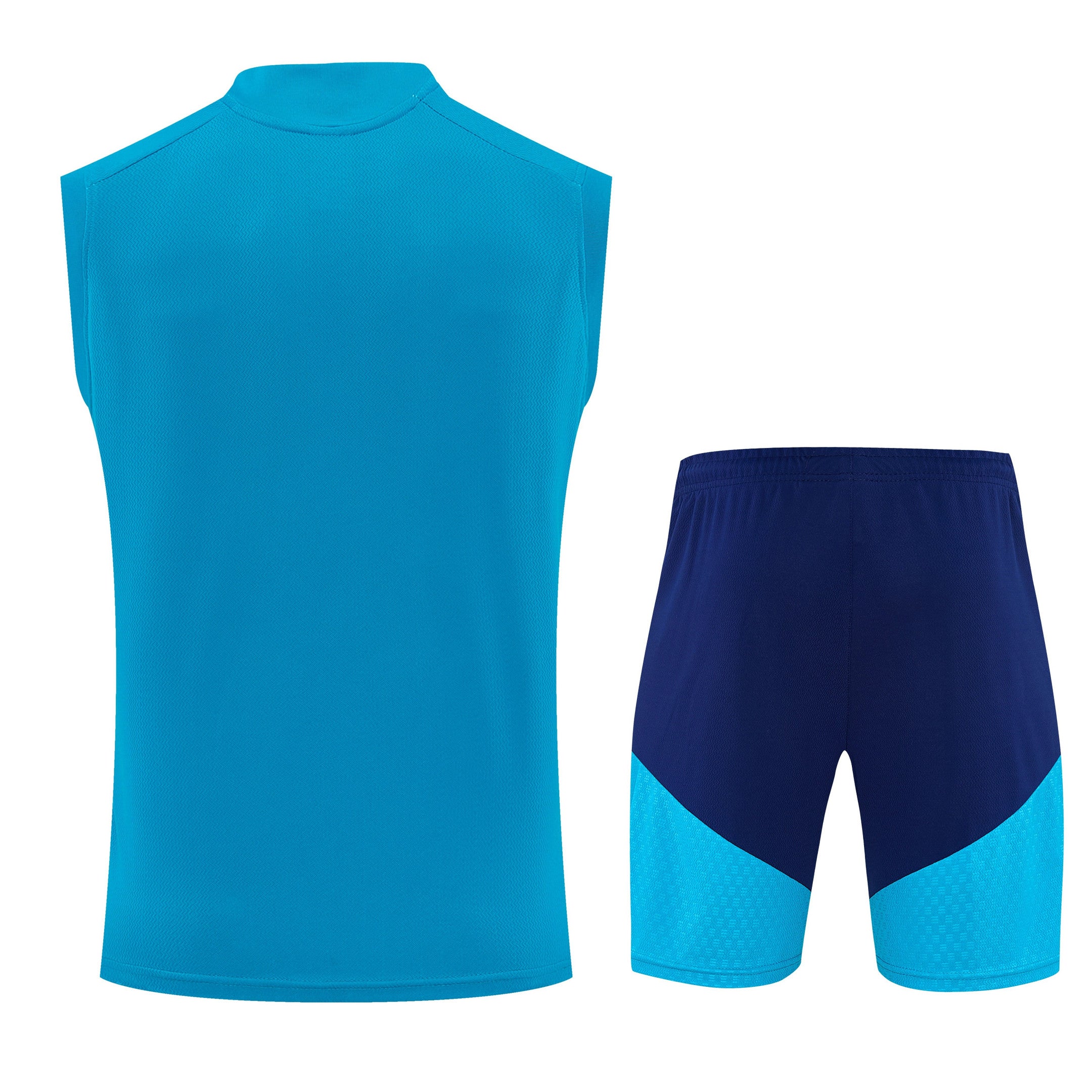 Spain 2026-27 Sleeveless Training Set Men Soccer Kit – Blue