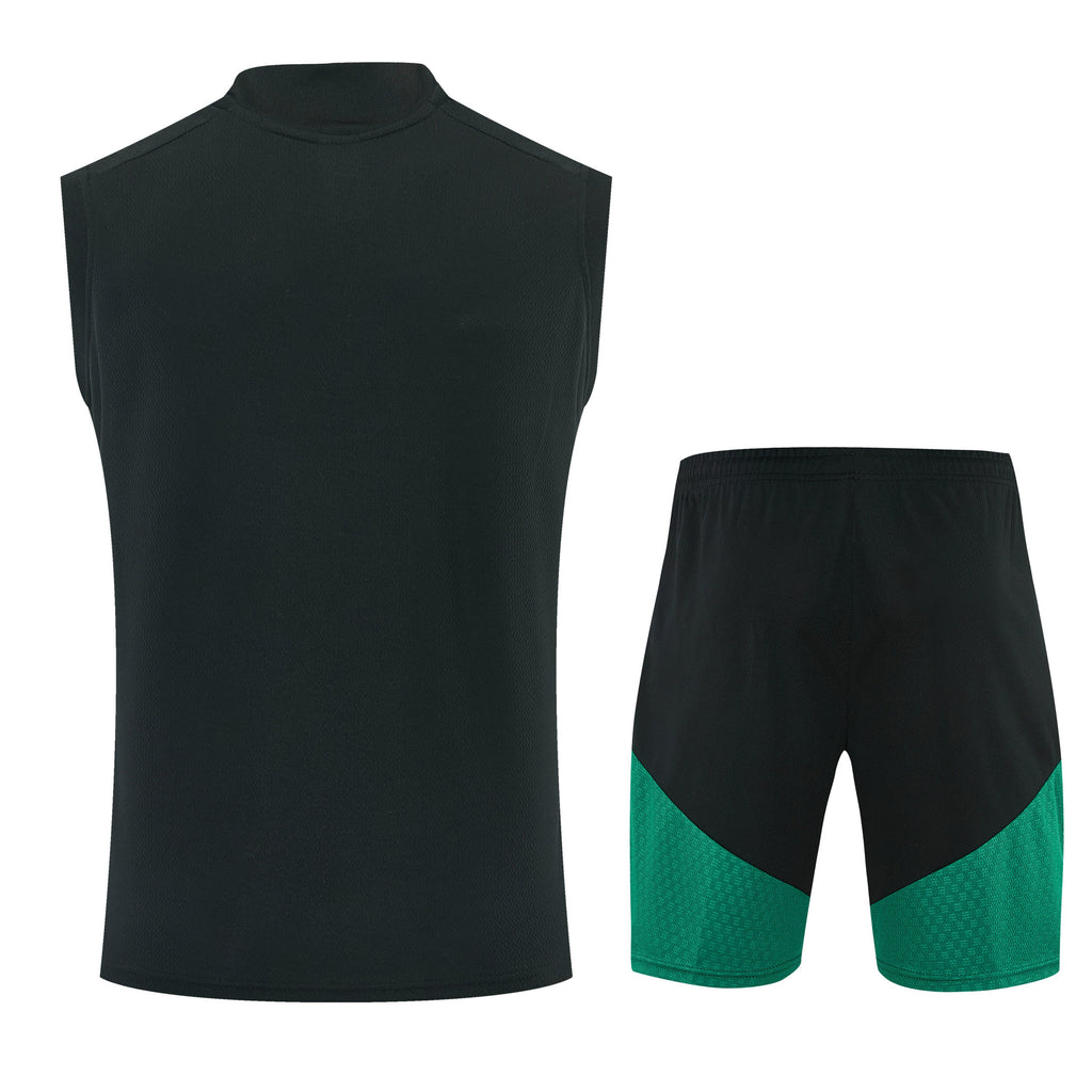 Mexico 2026-27 Sleeveless Training Set Men Soccer Kit – Black