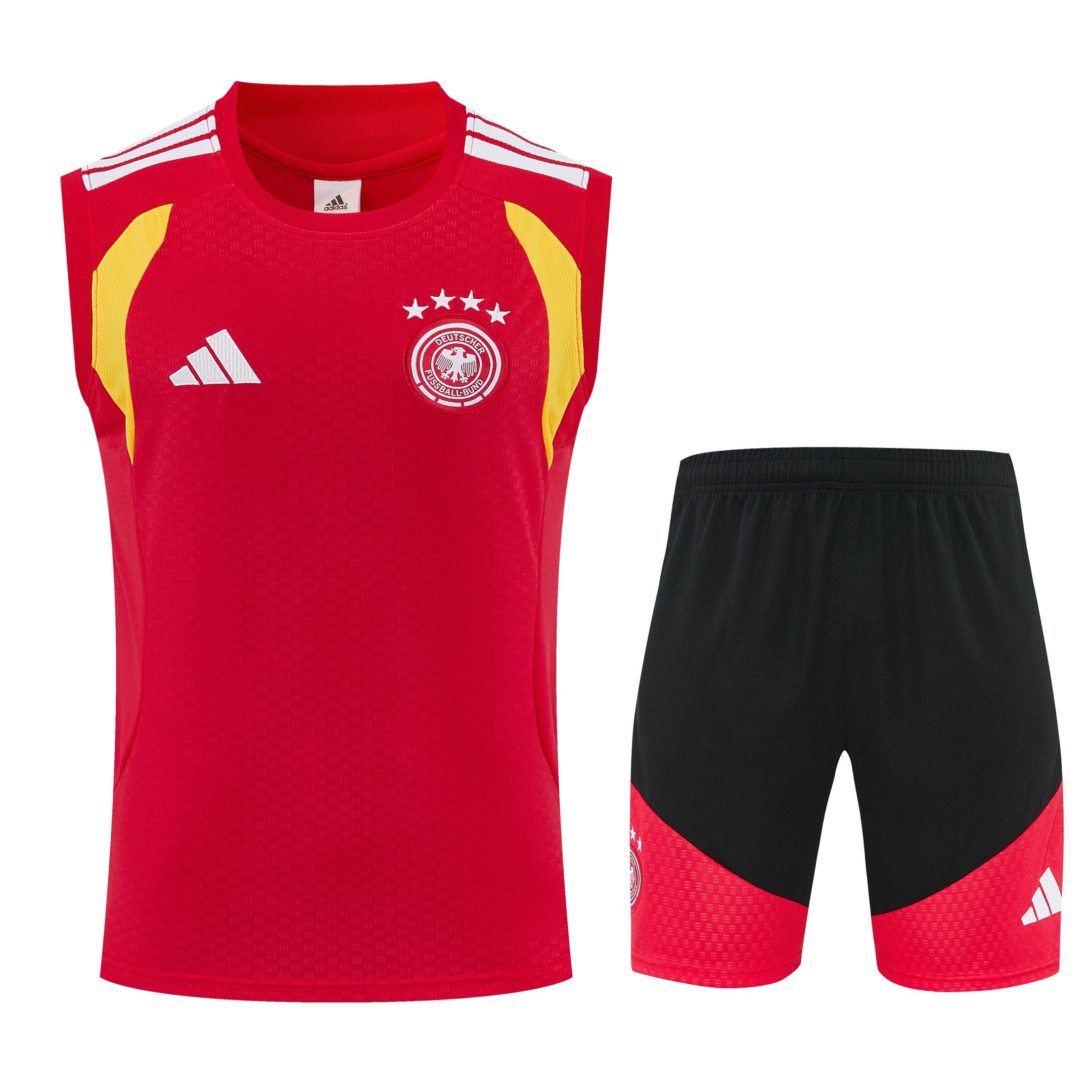 Germany 2026-27 Sleeveless Training Set Men Soccer Kit – Red