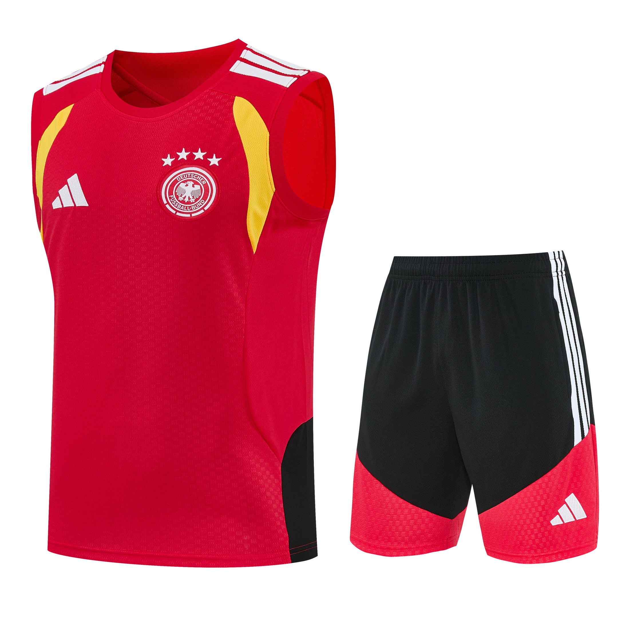 Germany 2026-27 Sleeveless Training Set Men Soccer Kit – Red