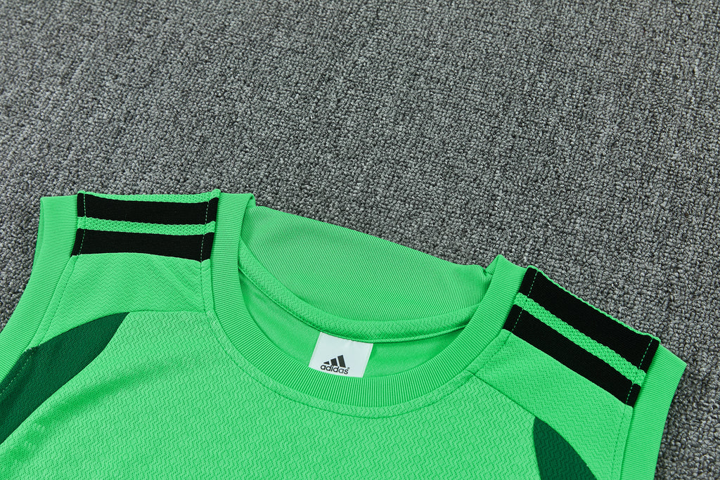 Mexico 2026-27 Sleeveless Training Set Men Soccer Kit – Green