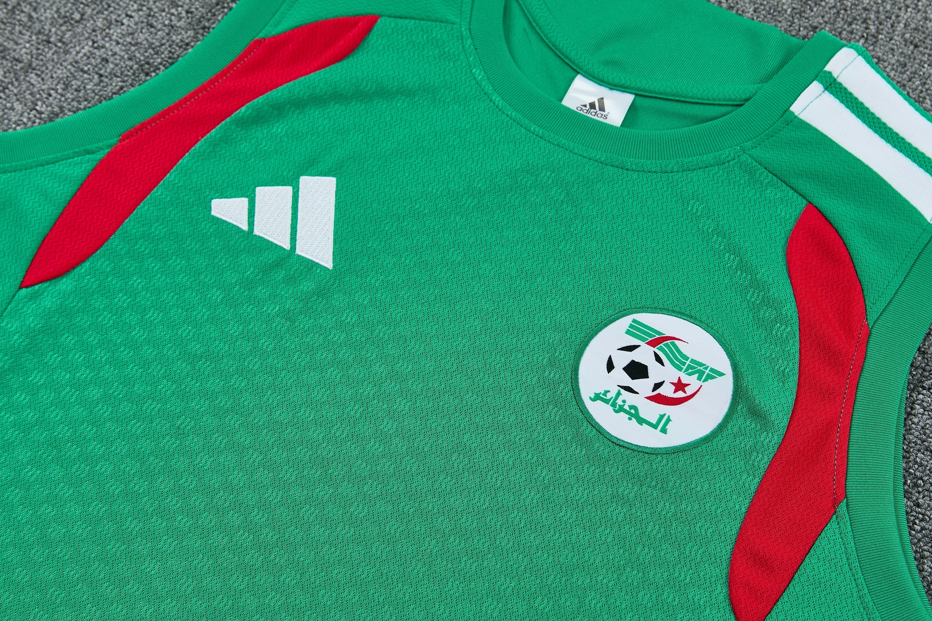 Algeria 2026-27 Sleeveless Training Set Men Soccer Kit – Green