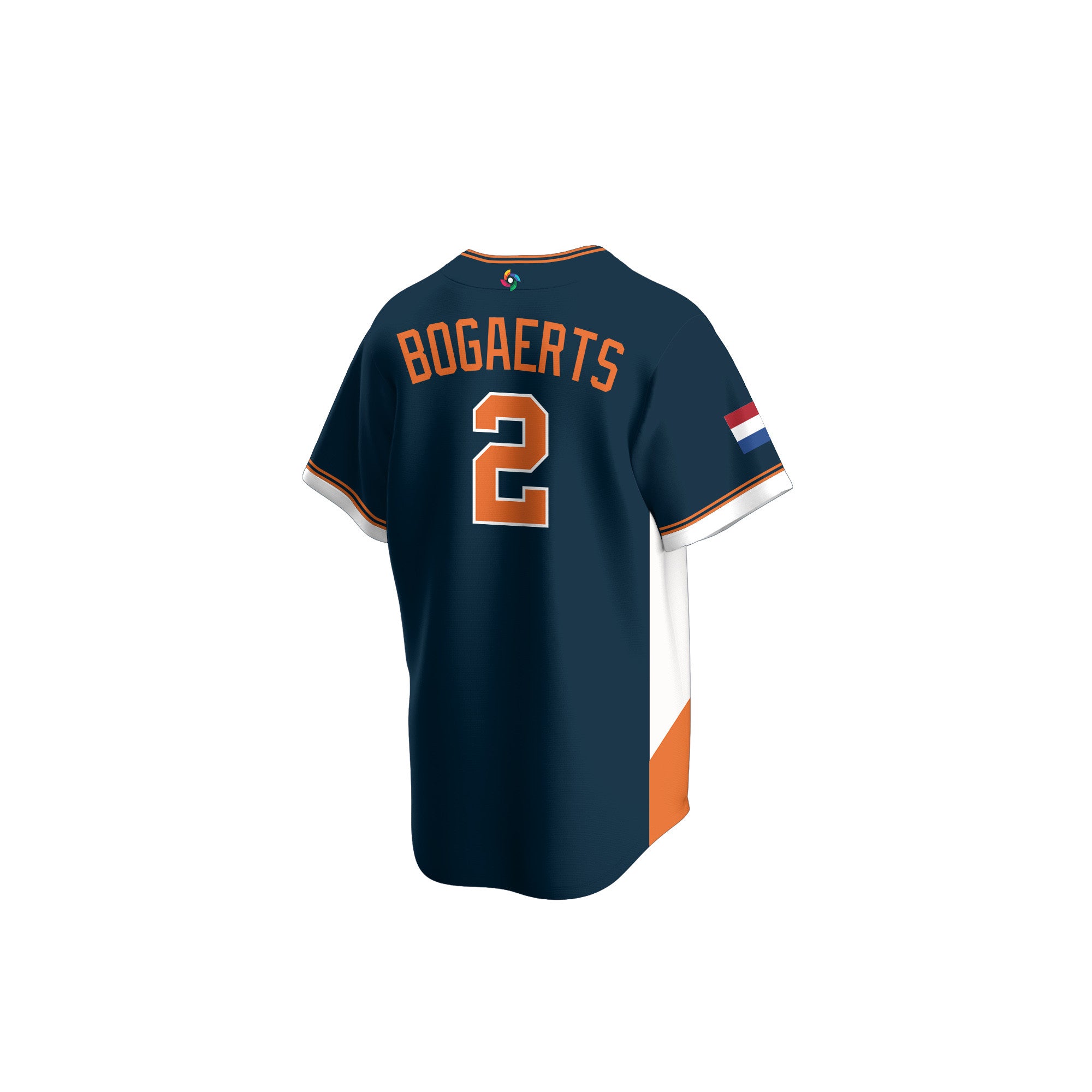 Xander Bogaerts 2 Netherland 2026 World Baseball Classic Road Youth Jersey - Navy