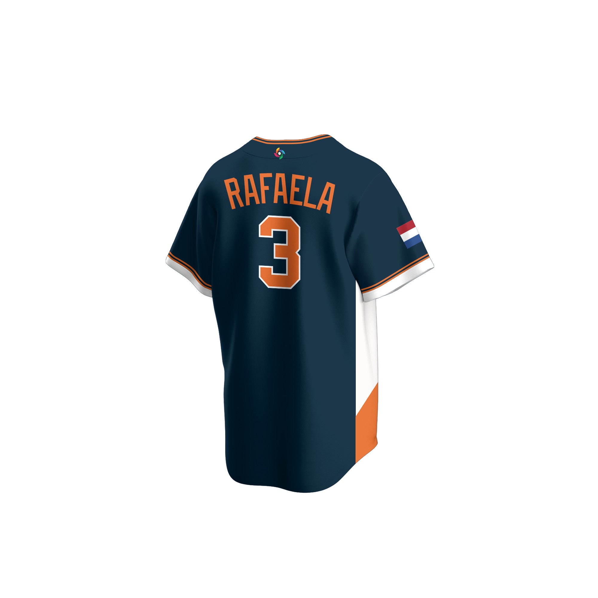 Ceddanne Rafaela 3 Netherland 2026 World Baseball Classic Road Youth Jersey - Navy