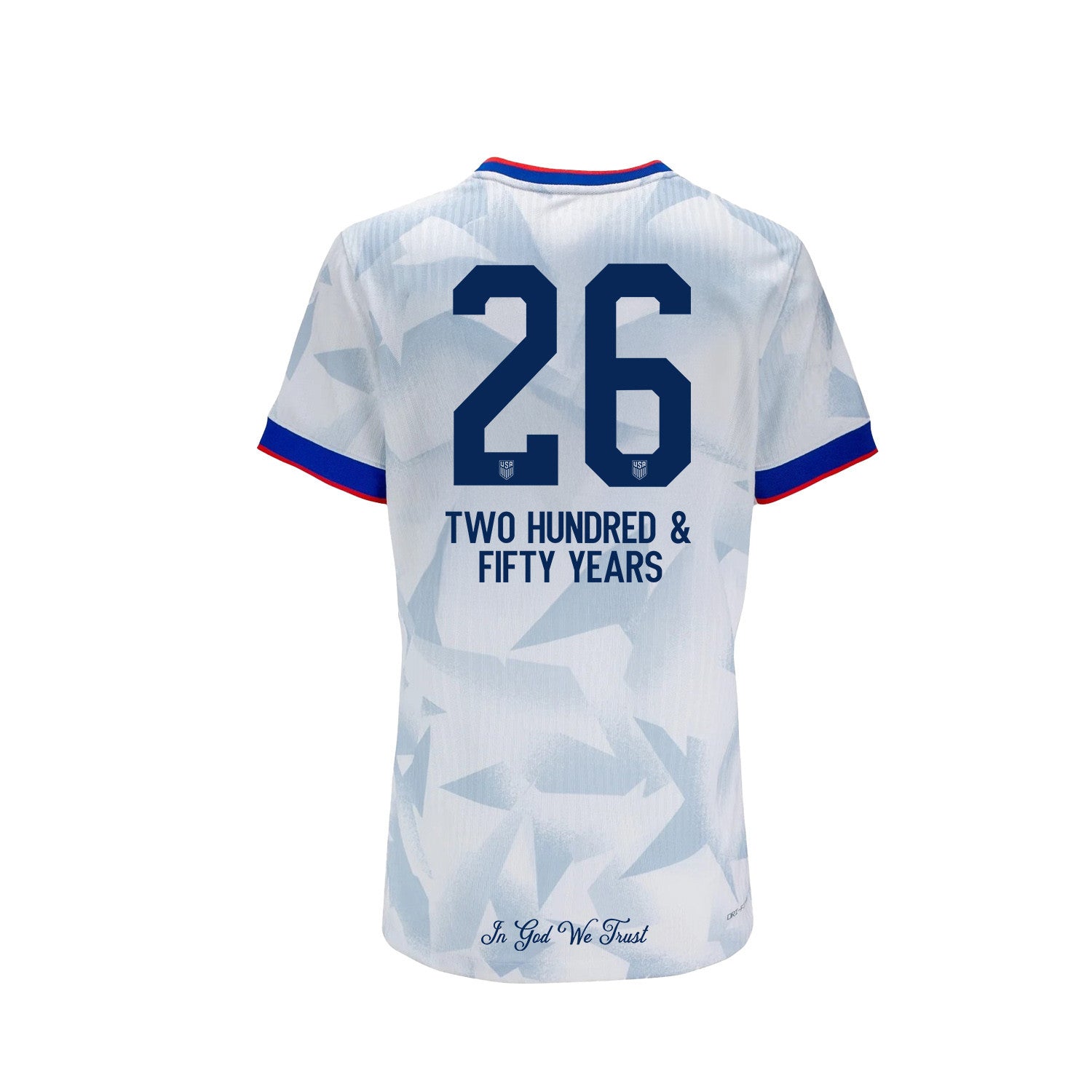 USMNT 2026 Men Home Jersey – United Since 1776 America 250 Patriotic Jersey