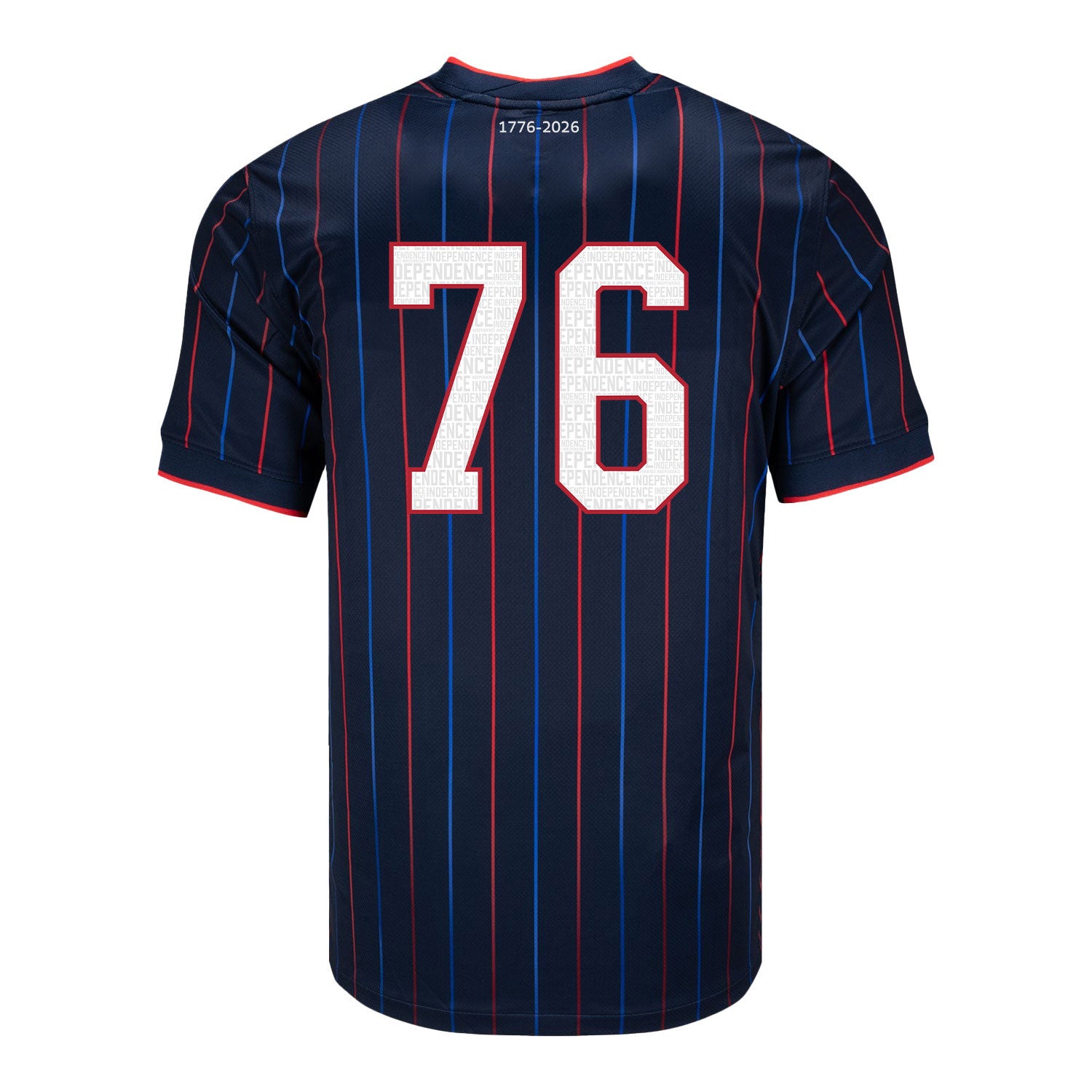 USMNT 2026 Away Soccer Jersey - Patriotic Pinstripe Independence Heritage Design - Men