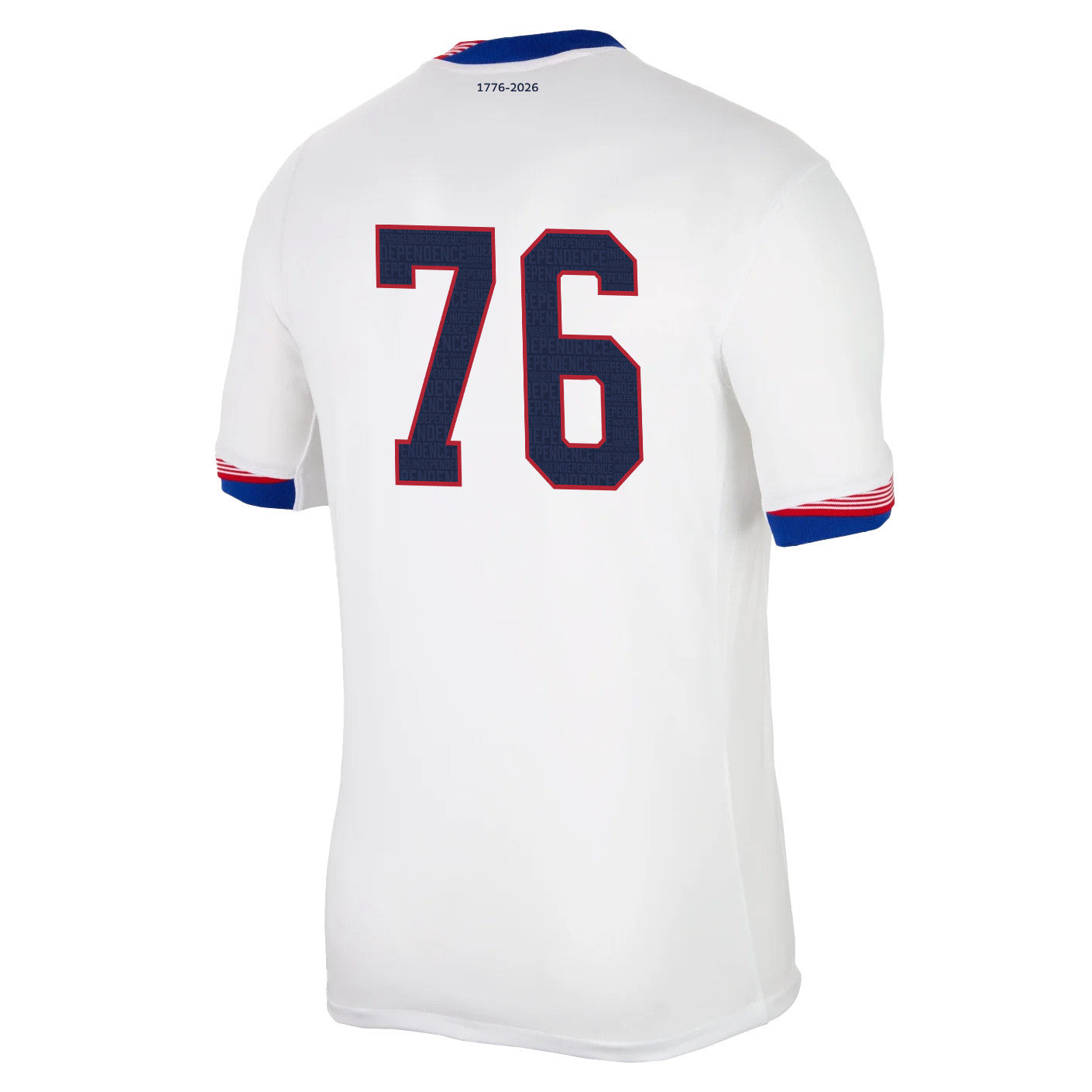 USMNT 2026 Home Soccer Jersey - Patriotic Pinstripe Independence Heritage Design - Men