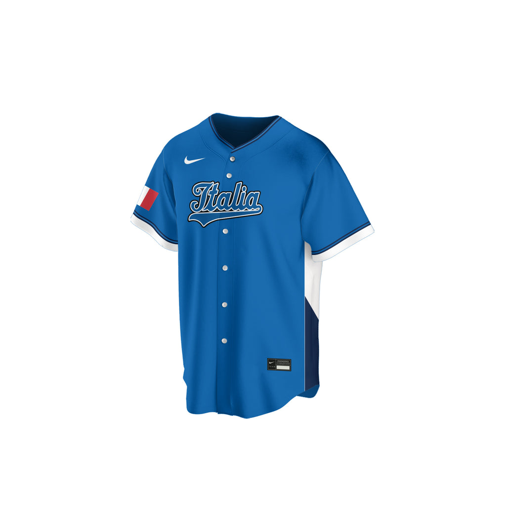 Italia 2026 World Baseball Classic Road Youth Jersey - Customized - Royal