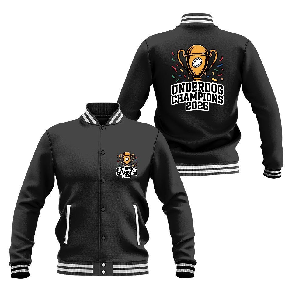 Underdog Champions 2026 Baseball Jacket - All-Over-Printed Jacket