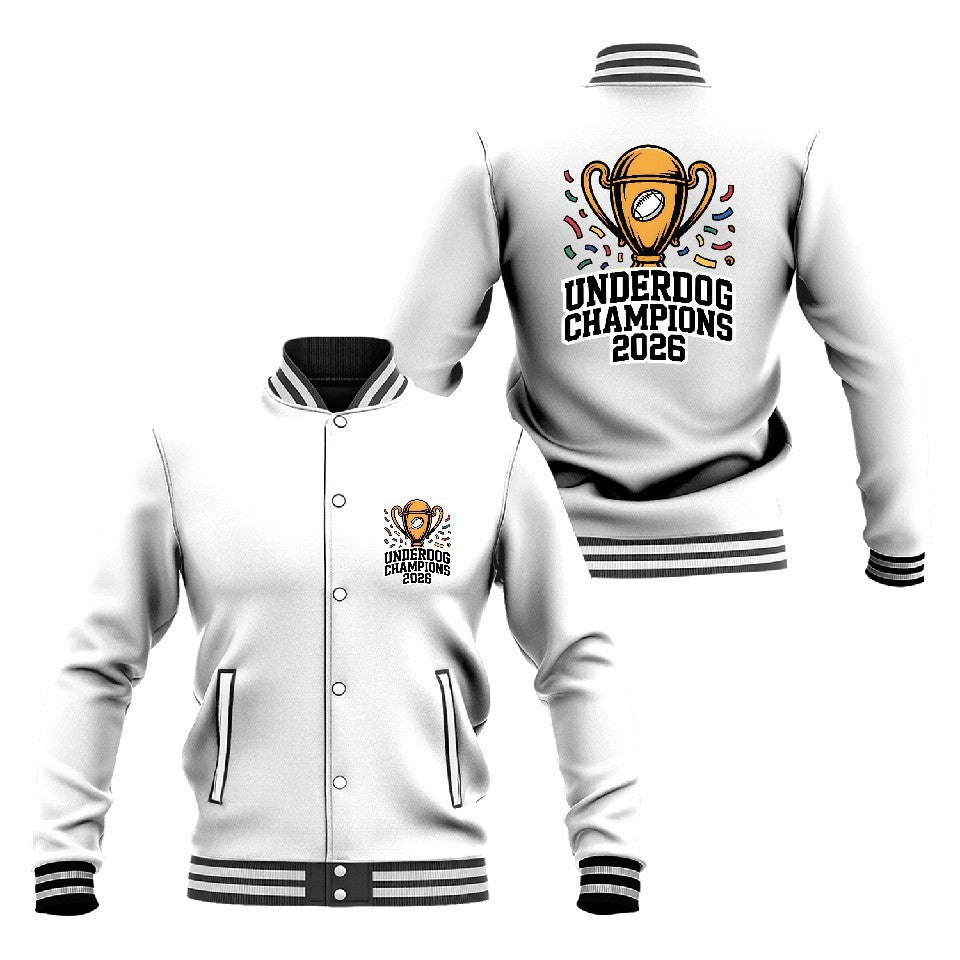 Underdog Champions 2026 Baseball Jacket - All-Over-Printed Jacket