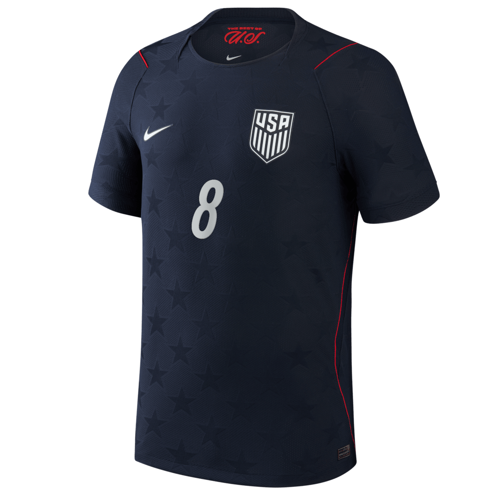 Weston McKennie 8 USMNT 2026 Away Match Jersey - Blue, Men