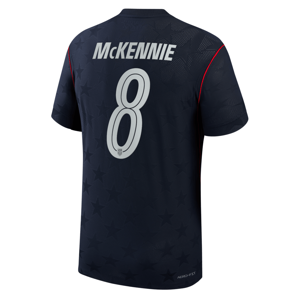 Weston McKennie 8 USMNT 2026 Away Match Jersey - Blue, Men