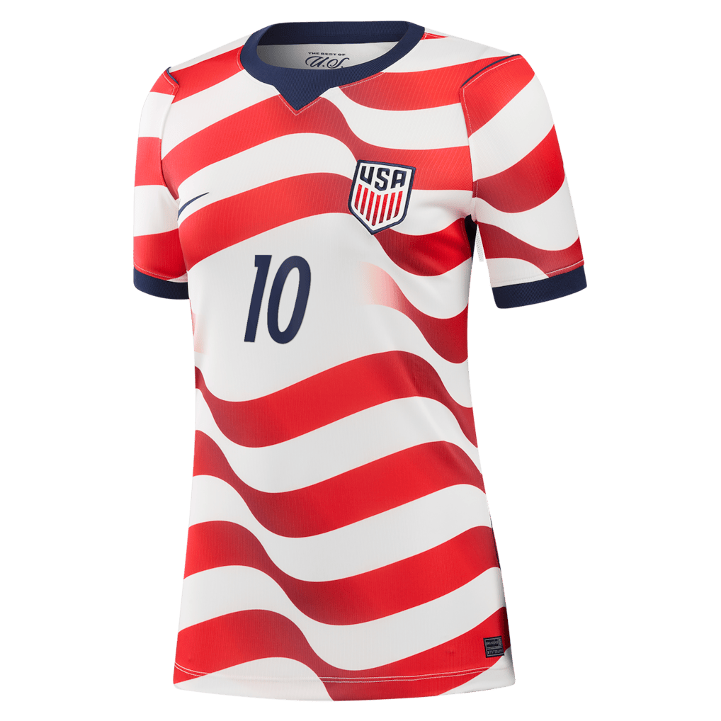 Christian Pulisic 10 USMNT Women's 2026 Home Stadium Jersey - White
