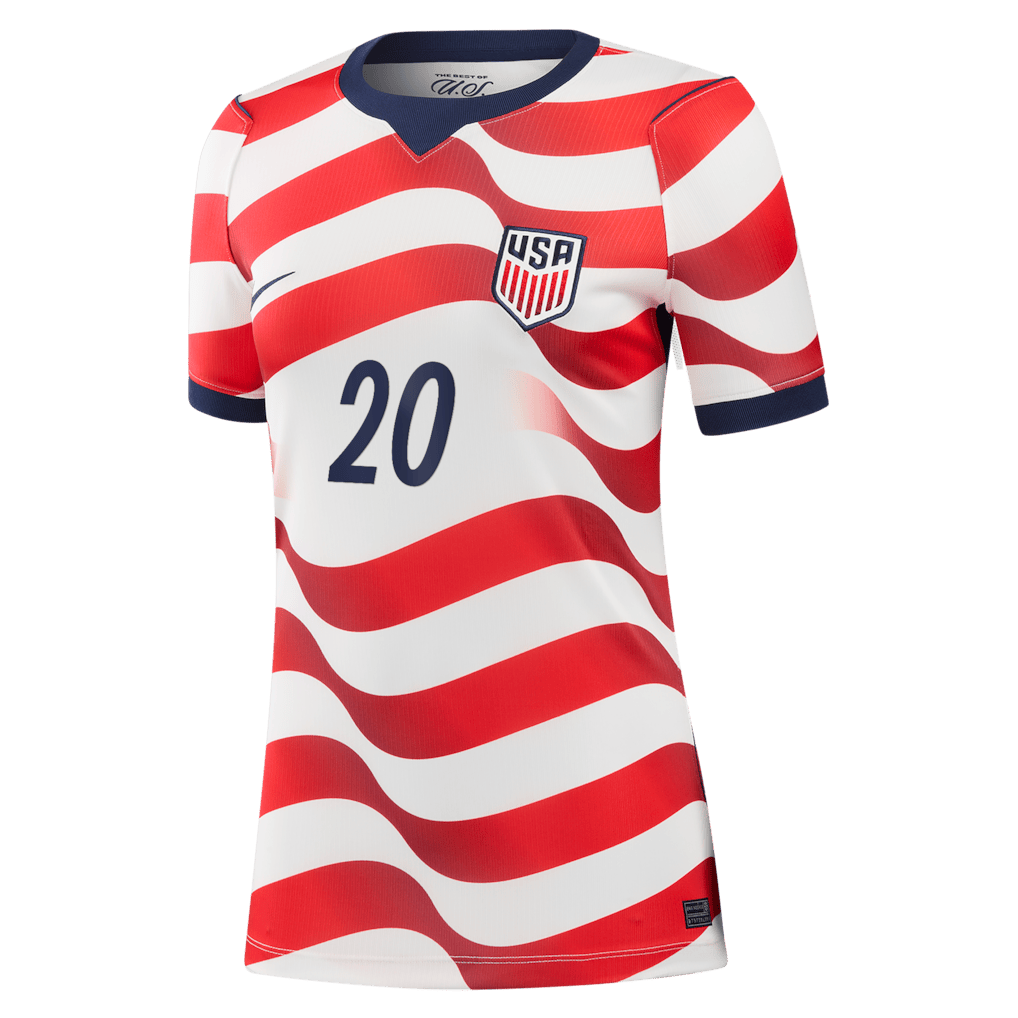 Folarin Balogun 20 USMNT Women's 2026 Home Stadium Jersey - White