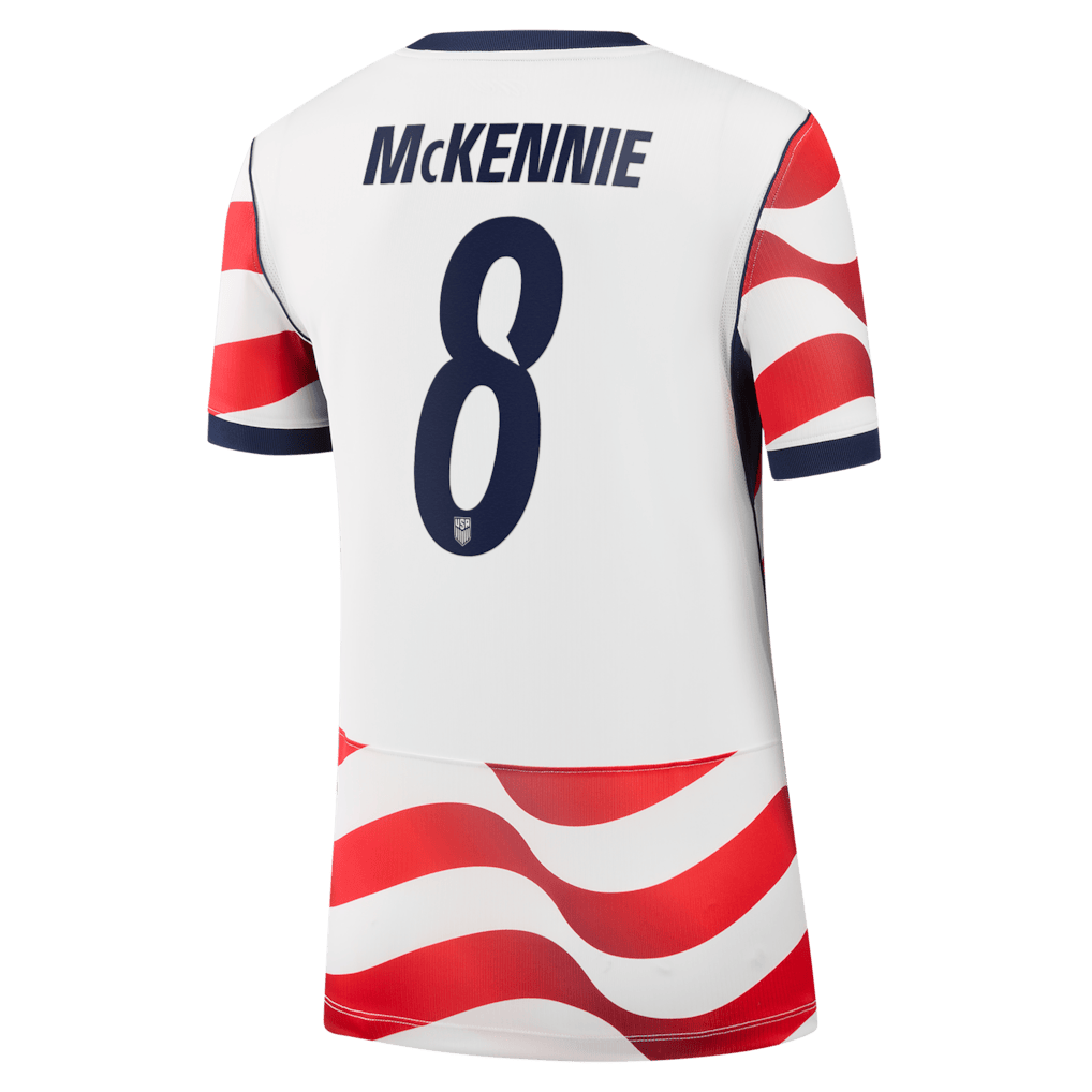 Weston McKennie 8 USMNT Women's 2026 Home Stadium Jersey - White