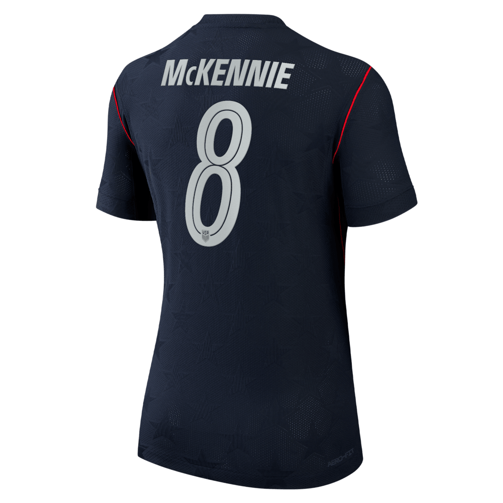 Weston McKennie 8 USMNT Women's 2026 Away Match Jersey - Blue