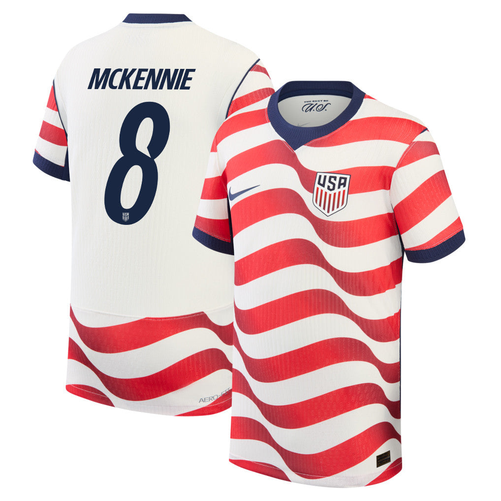 Weston McKennie 8 USMNT Youth 2026 Home Match Jersey - White