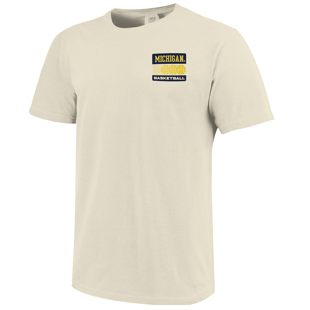 Michigan Wolverines 2026 Basketball Staredown Comfort Colors - Natural