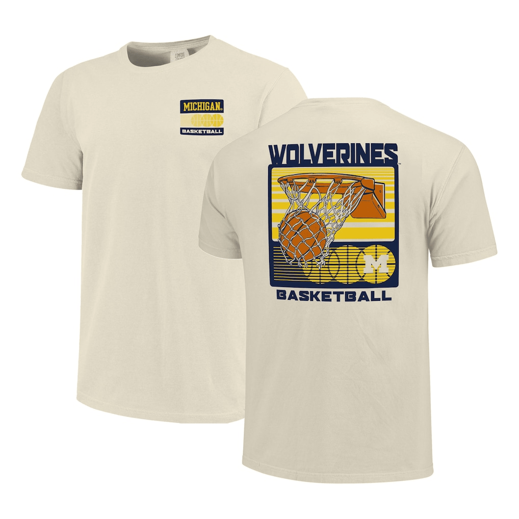 Michigan Wolverines 2026 Basketball Staredown Comfort Colors - Natural