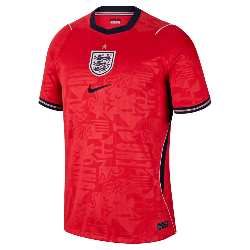 England National Team 2026 Away Stadium Men Jersey - Red