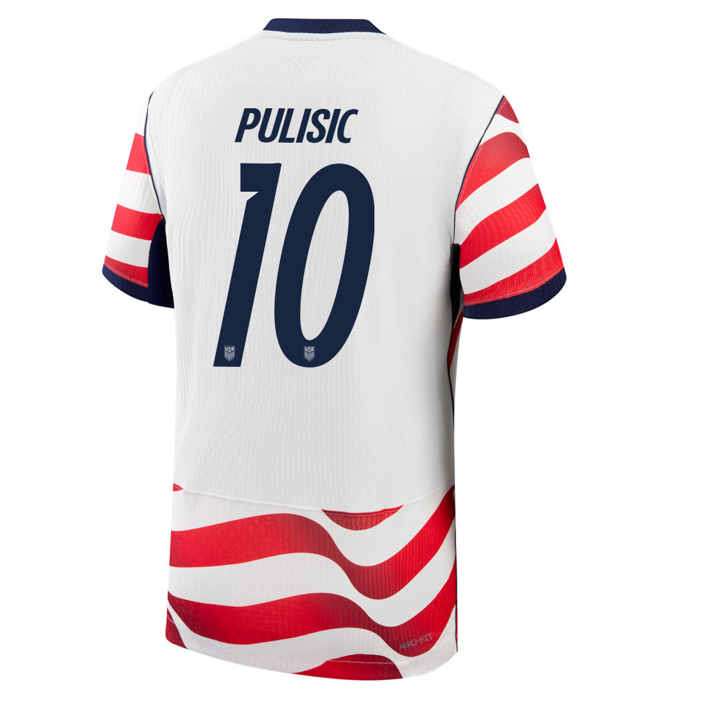Christian Pulisic 10 USMNT 2026 Home Match Jersey - White, Men