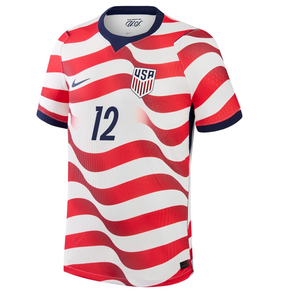 Miles Robinson 12 USMNT 2026 Home Match Jersey - White, Men