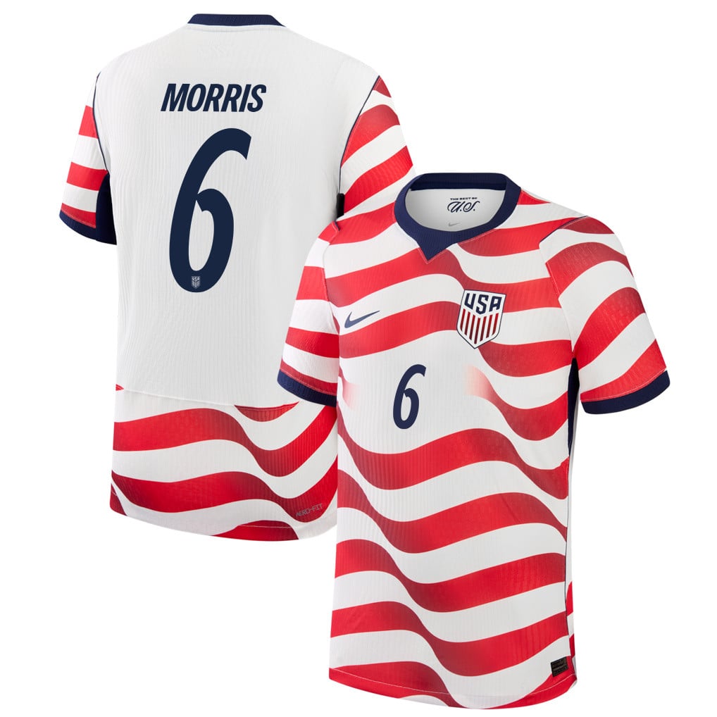 Cristian Roldan 6 USMNT 2026 Home Match Jersey - White, Men