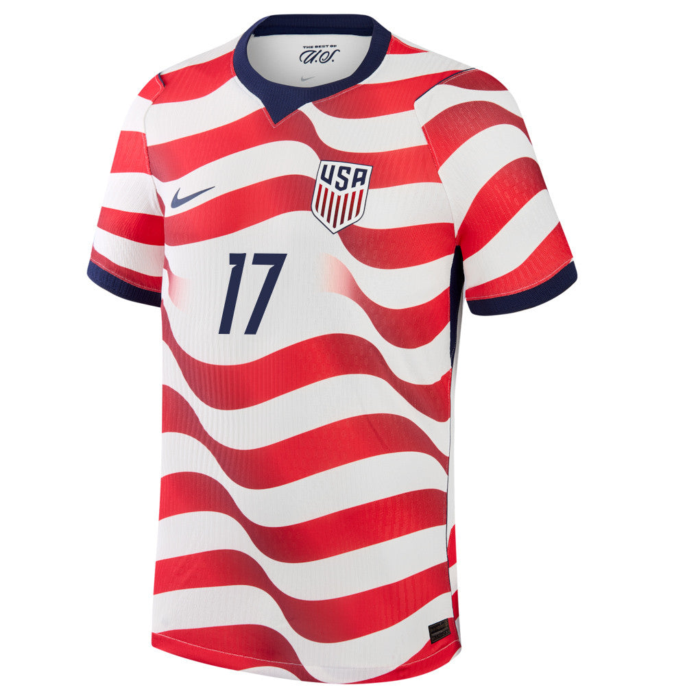 Malik Tillman 17 USMNT 2026 Home Match Jersey - White, Men