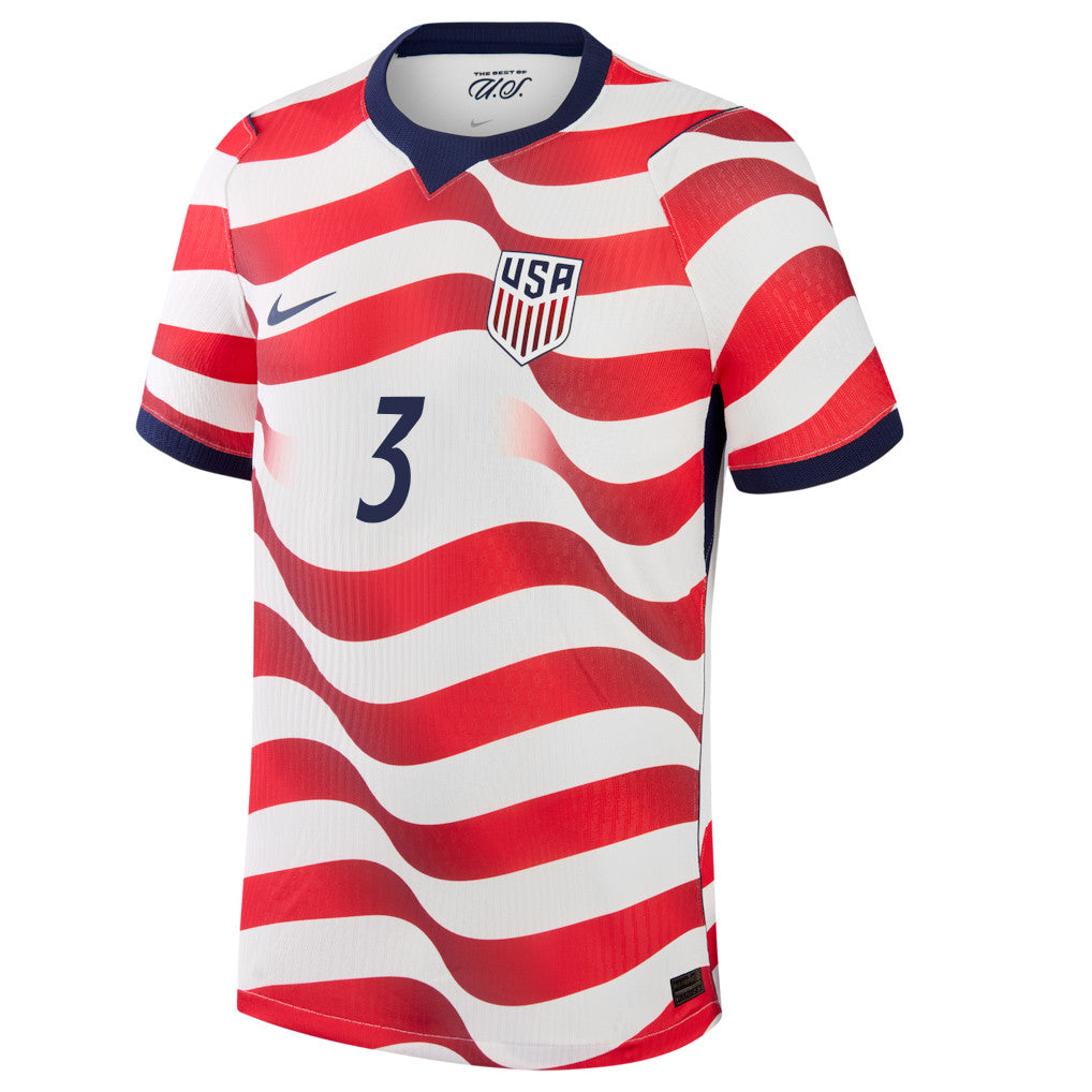 Antonee Robinson 3 USMNT 2026 Home Match Jersey - White, Men
