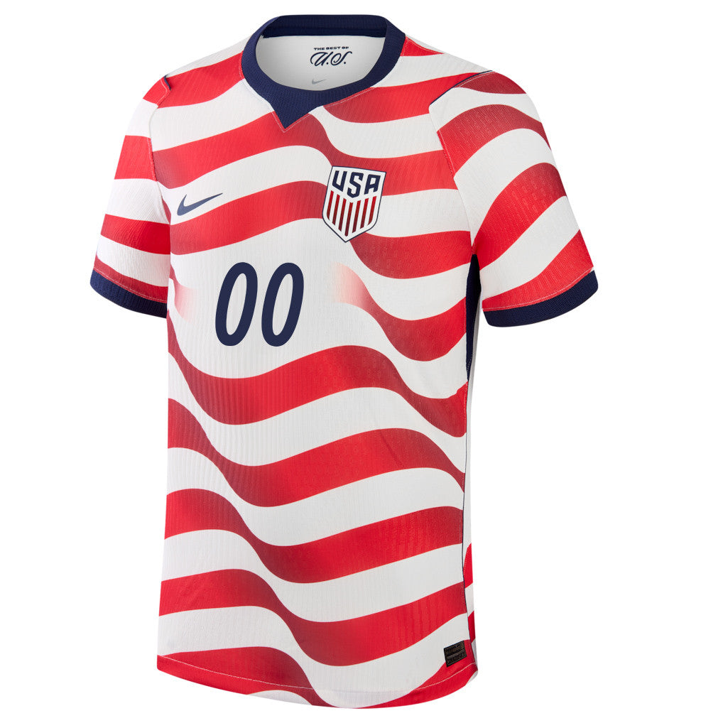 USMNT 2026 Home Match Jersey - Personalized - White, Men