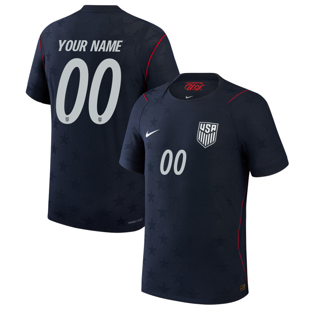 USMNT 2026 Away Match Jersey - Personalized - Blue, Men