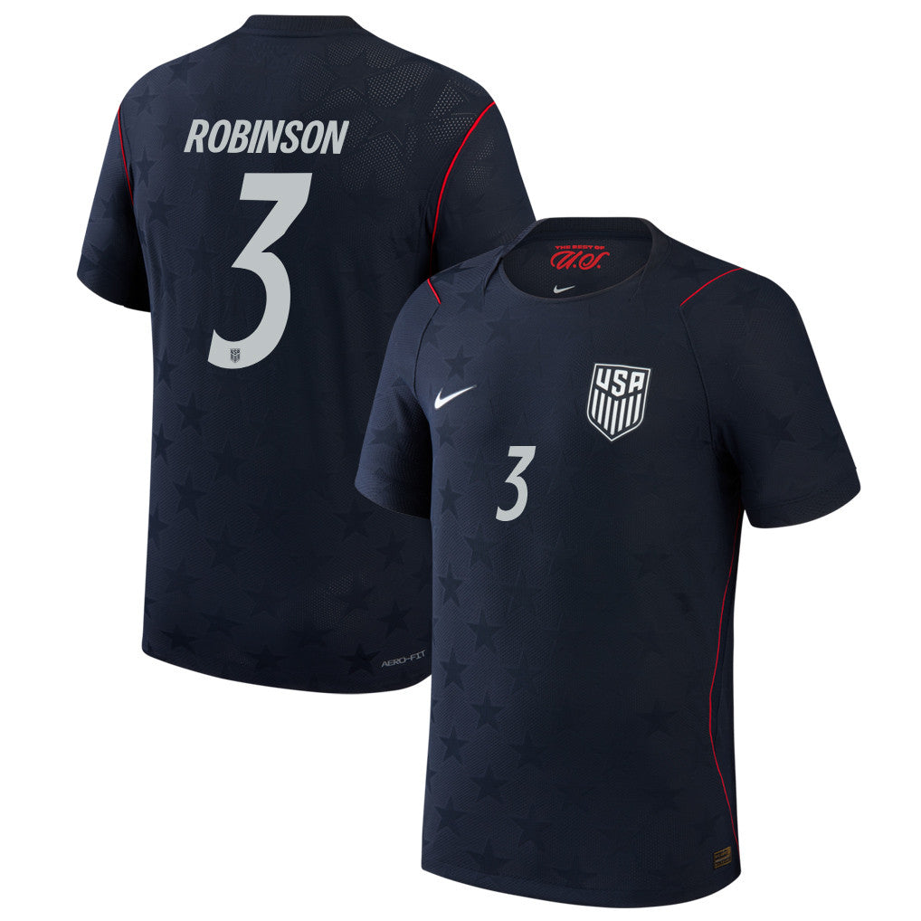 Antonee Robinson 3 USMNT 2026 Away Match Jersey - Blue Men